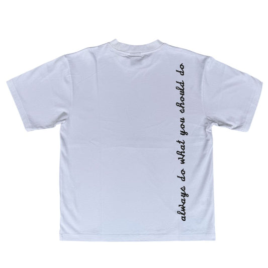 straight up tshirt - white