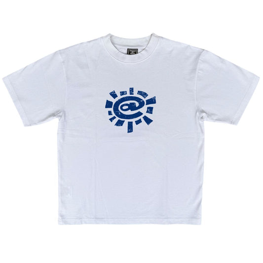 concrete solid @sun tshirt - white