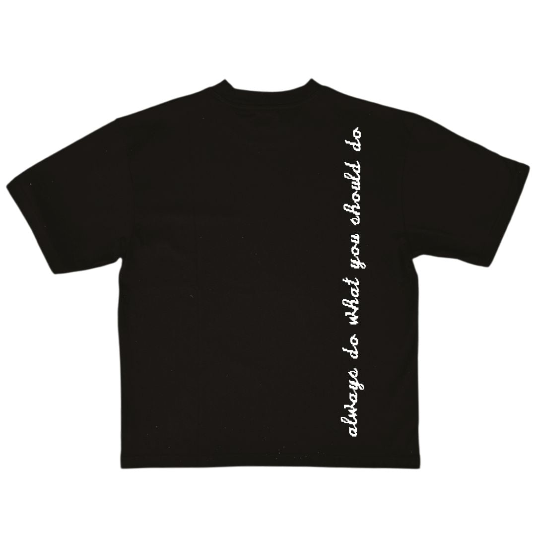 straight up tshirt - black