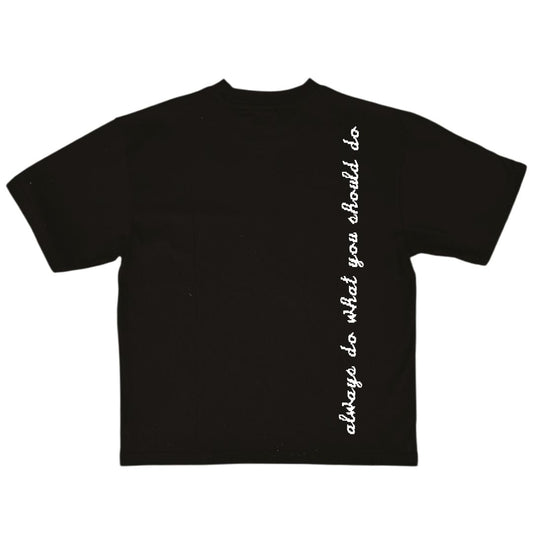 straight up tshirt - black
