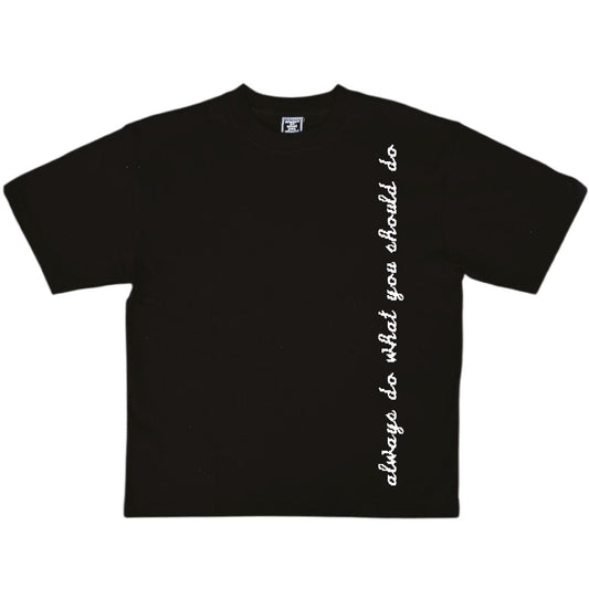 straight up tshirt - black