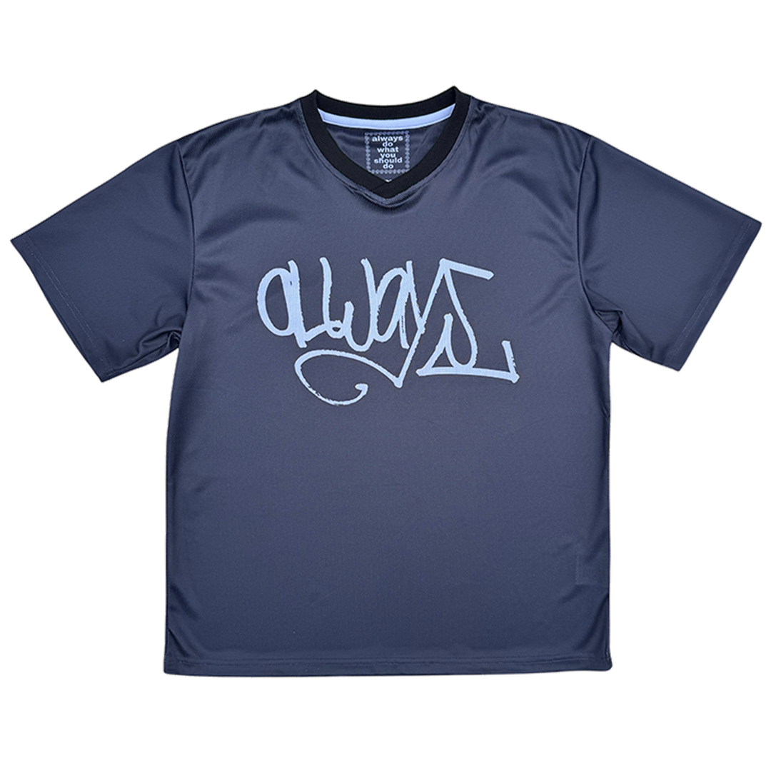 always mesh jersey - black