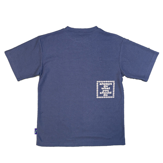 waffle @sun tshirt - navy