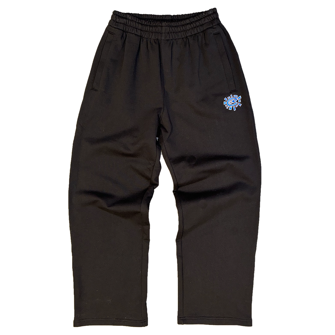 premium no cuff jogger - black