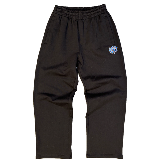premium no cuff jogger - black