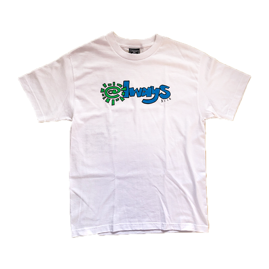 always 3116 white t-shirt