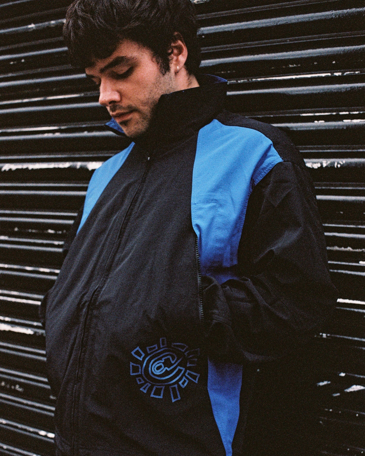 hella handsome jacket - blue/black