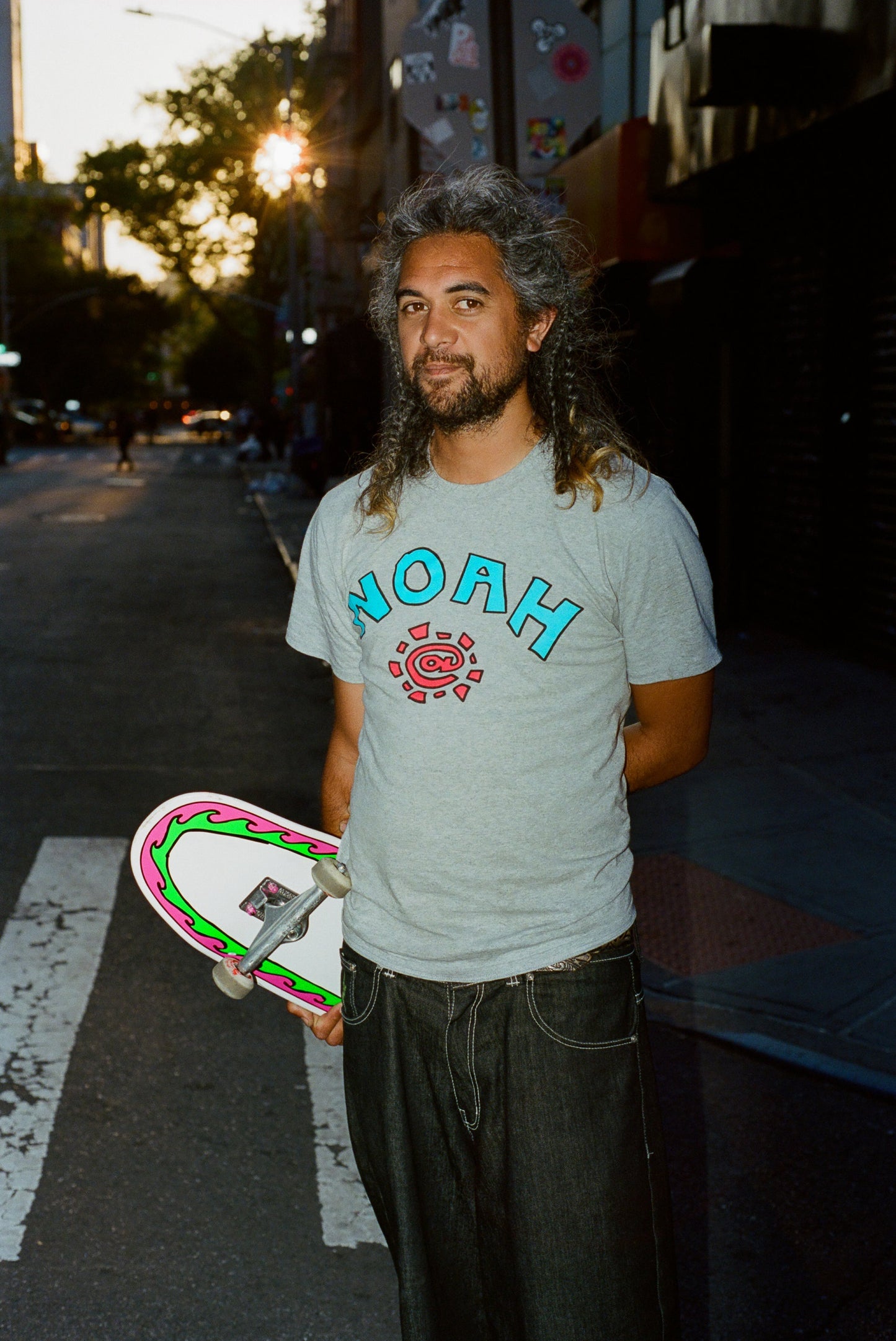 noah x adwysd t-shirt - grey