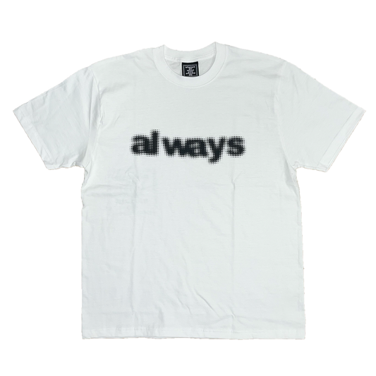 always blur tshirt - white / black