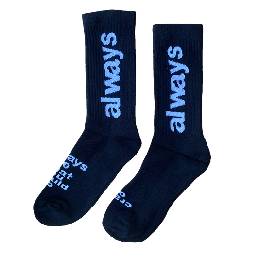 always up sock - black