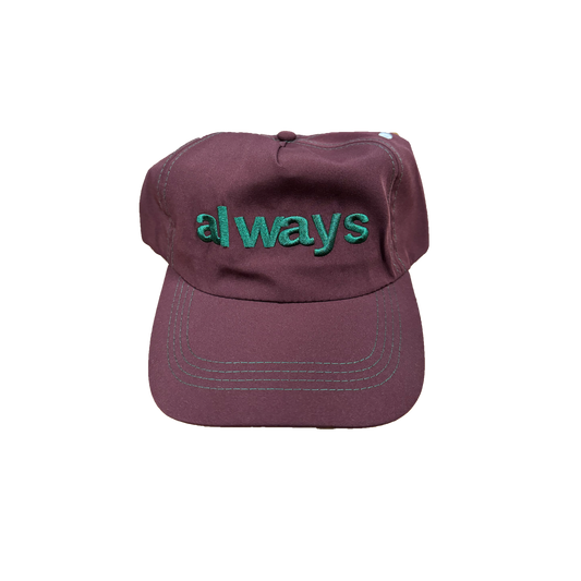 nylon always up cap brown