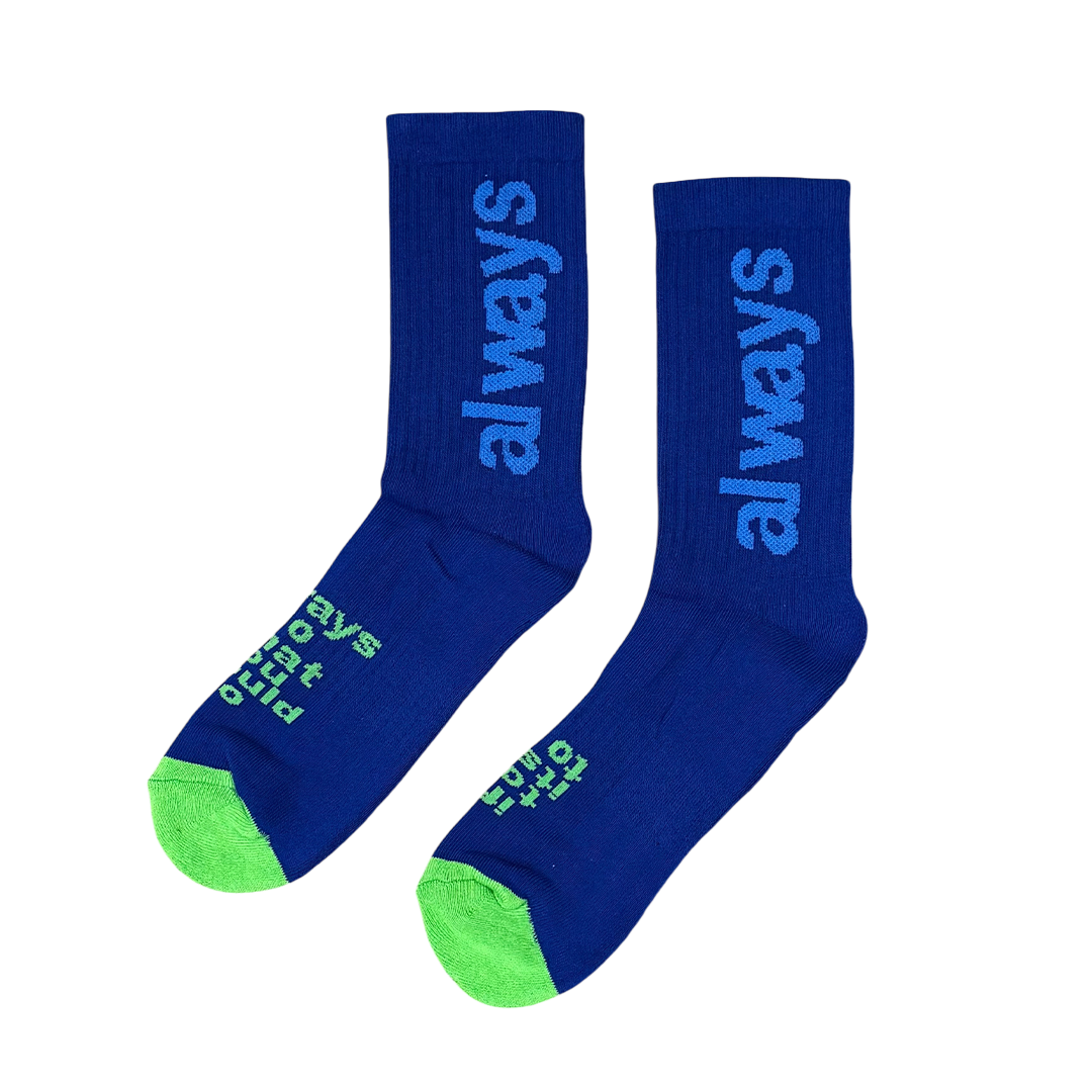 always up sock - navy/blue