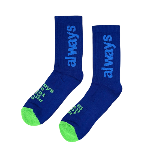 always up sock - navy/blue