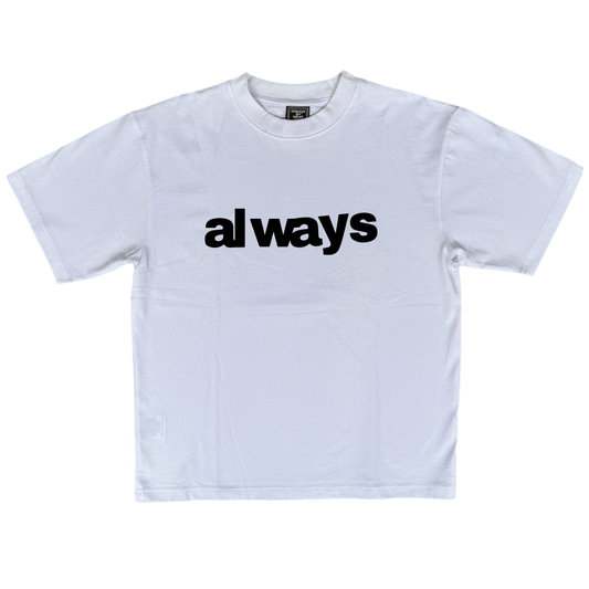 always up pro model tshirt - white