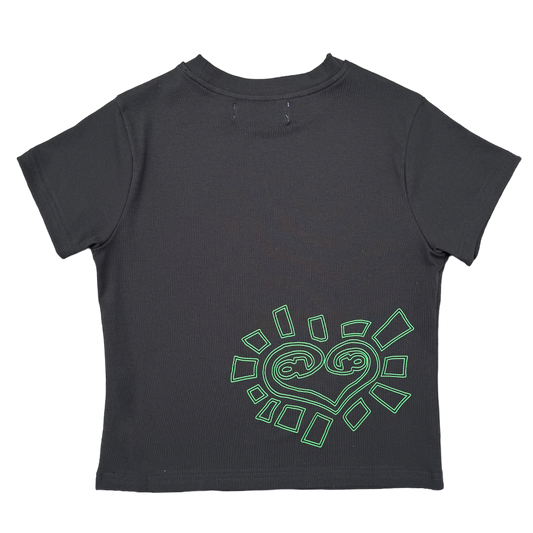 mikami baby tee - mouse grey