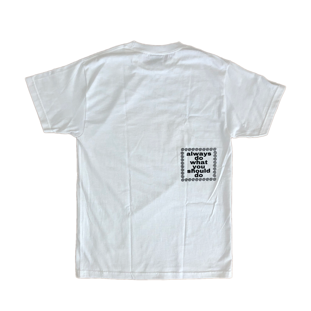 oval tshirt - white