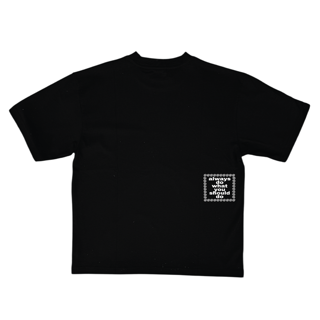 straight up tshirt - black