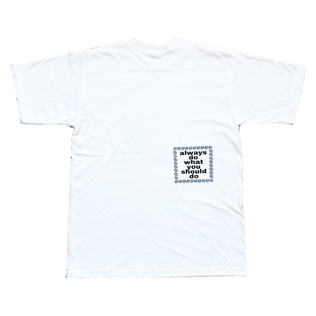 adwysd cohesive tshirt - white/black