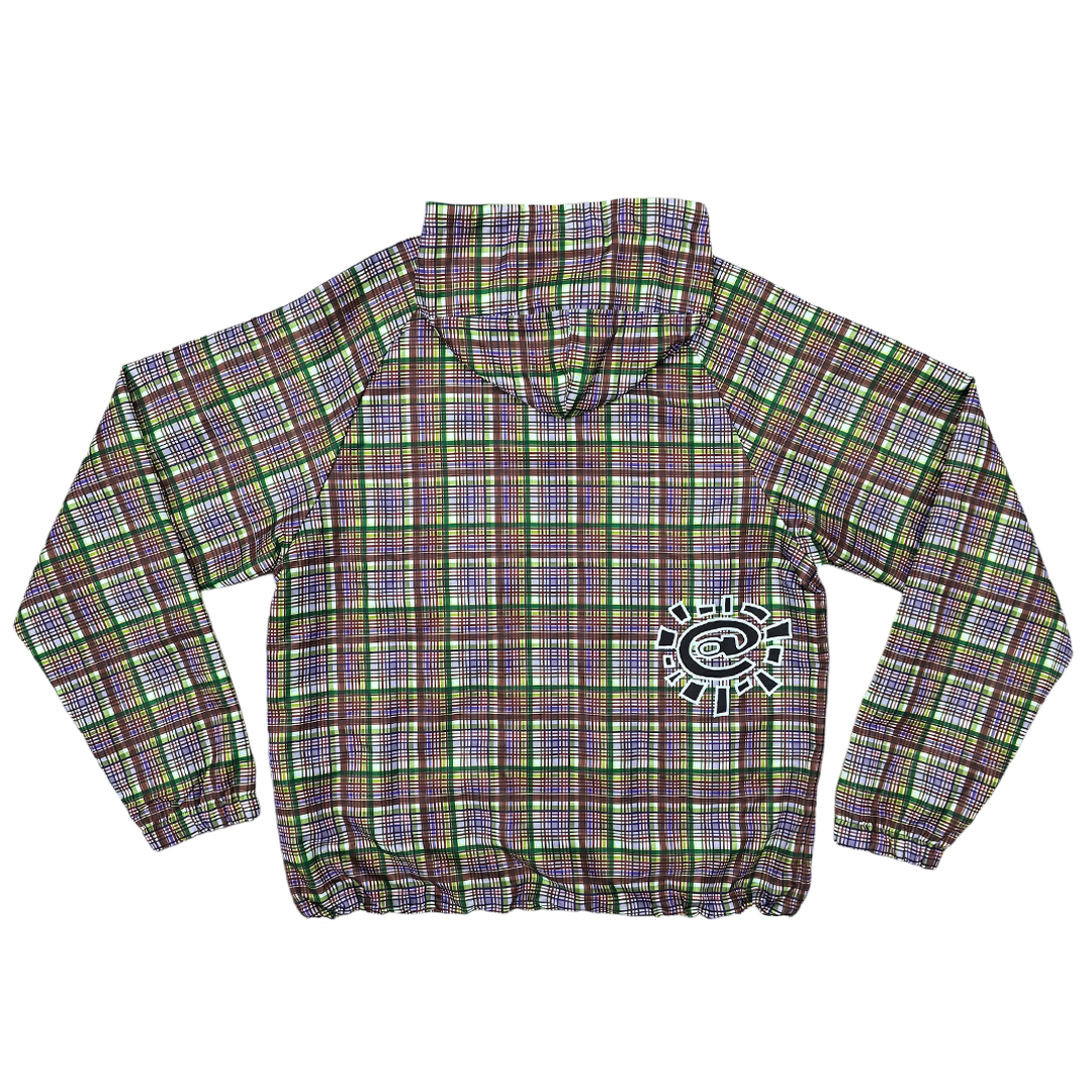 bandemic jacket - purple/brown/green