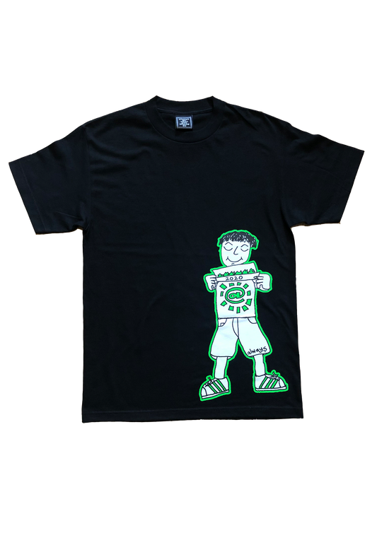 black 2020 bill up t-shirt