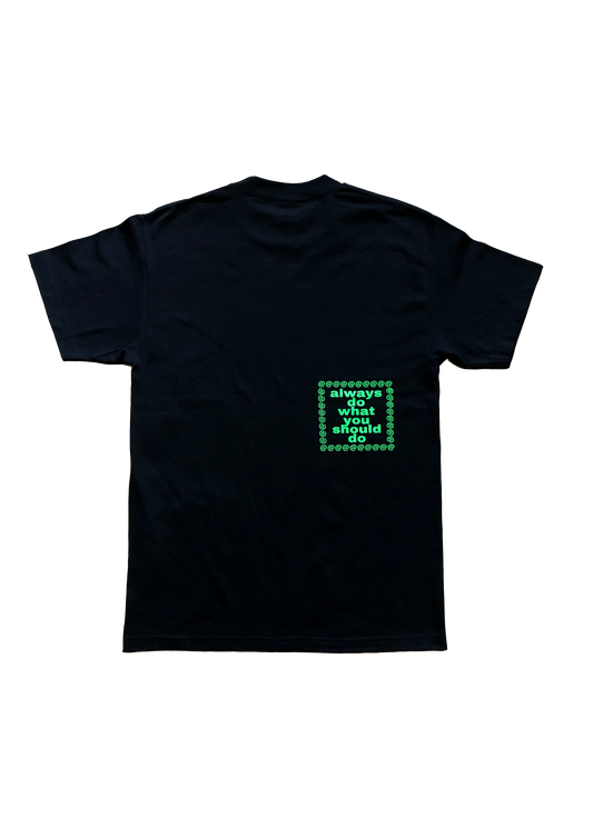 black 2020 bill up t-shirt