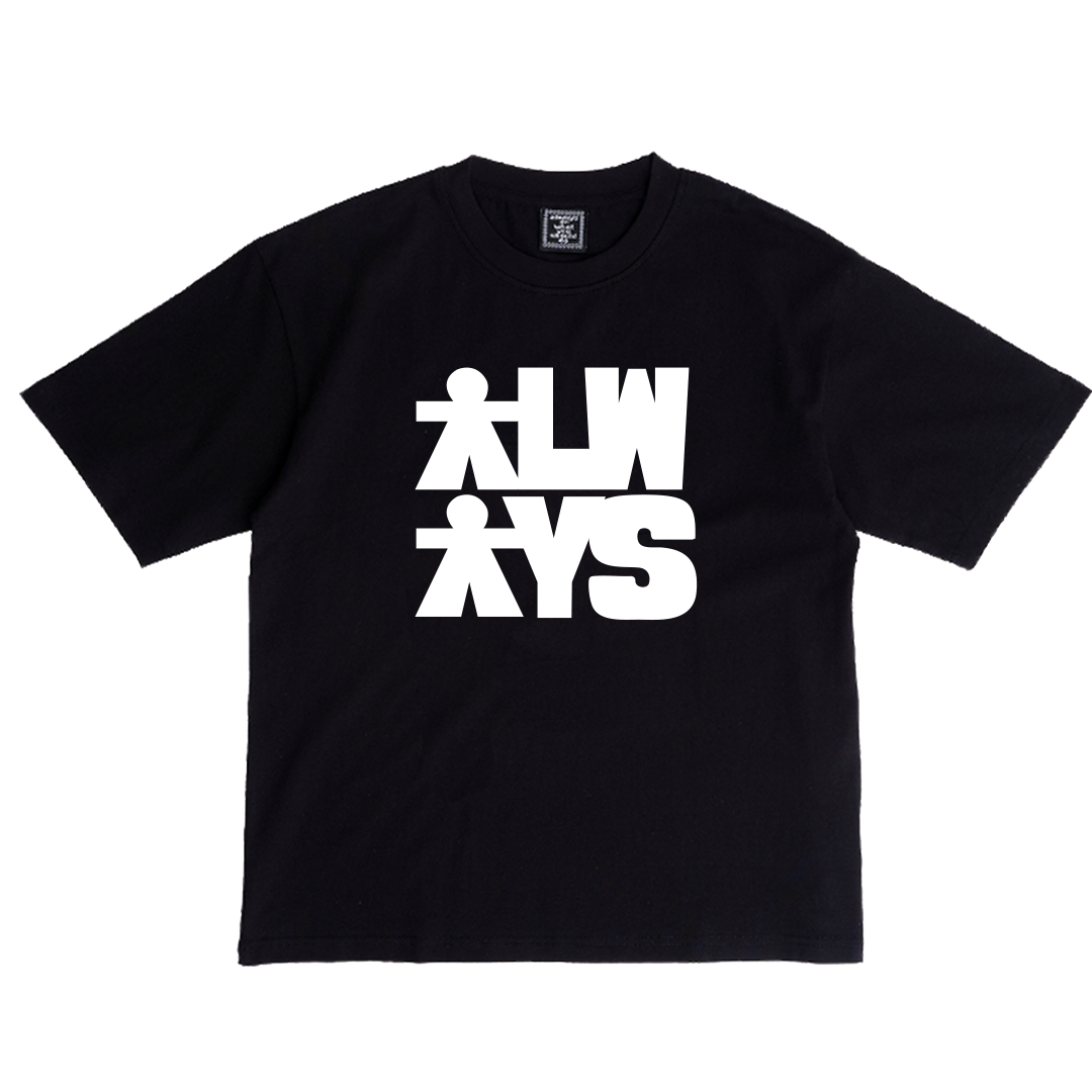 human tshirt - black