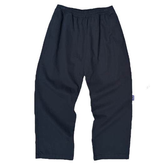 relaxed black skate pant