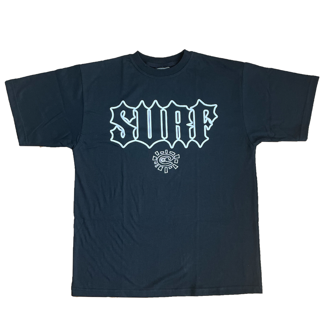 surf logo tshirt - black