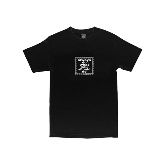 always logo black t-shirt