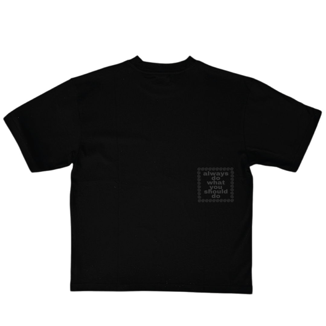 @ splatter t-shirt - black