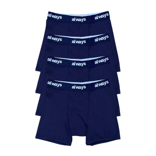 4pack cotton briefs - navy