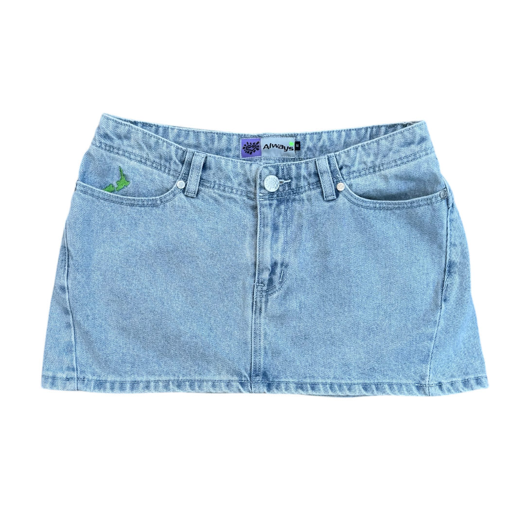 VW @sun mini denim skirt - light blue