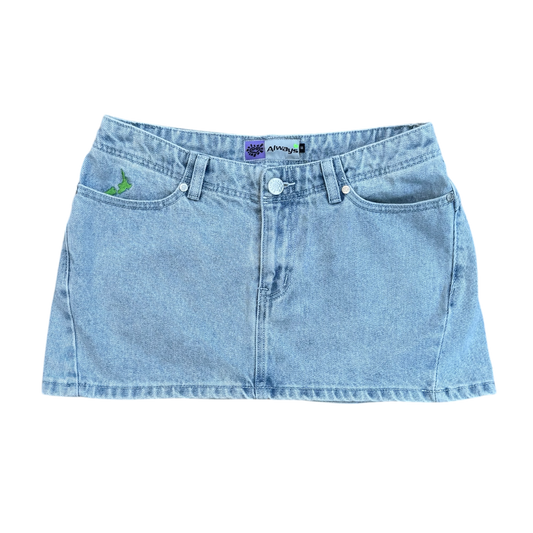 VW @sun mini denim skirt - light blue