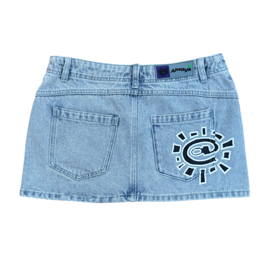 VW @sun mini denim skirt - light blue