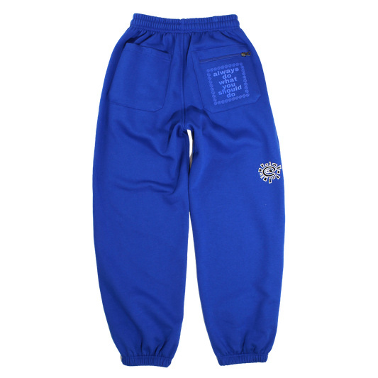 rel@xed royal blue jogger