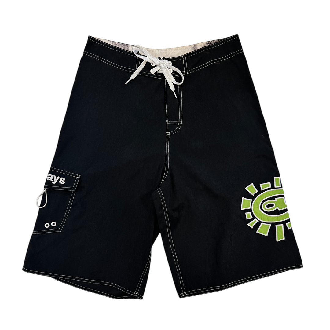 AI board shorts - black/green