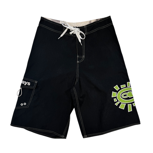 AI board shorts - black/green