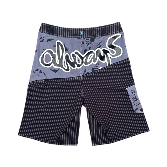 leaf stripe boardshort - new style