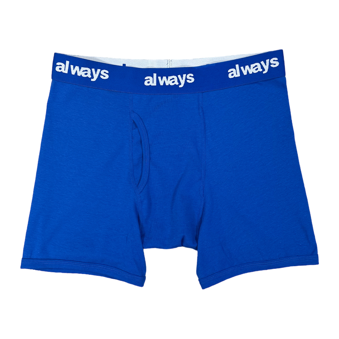 4pack cotton briefs - royal blue