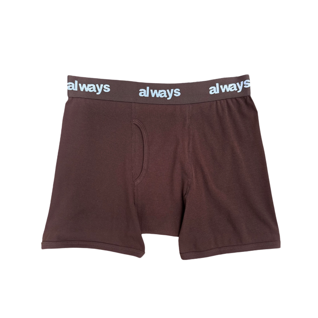 4pack cotton briefs - brown