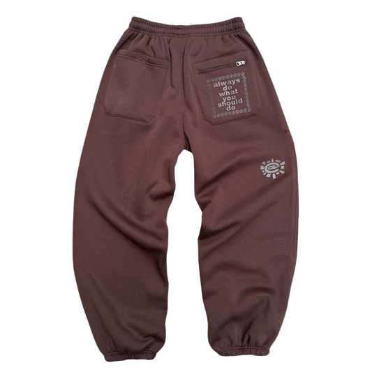 brown/brown @ sun joggers