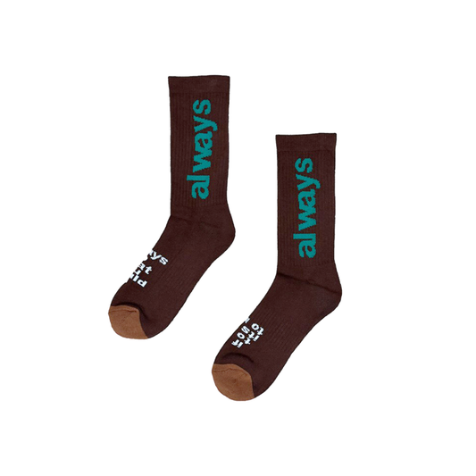 red @sun sock - black