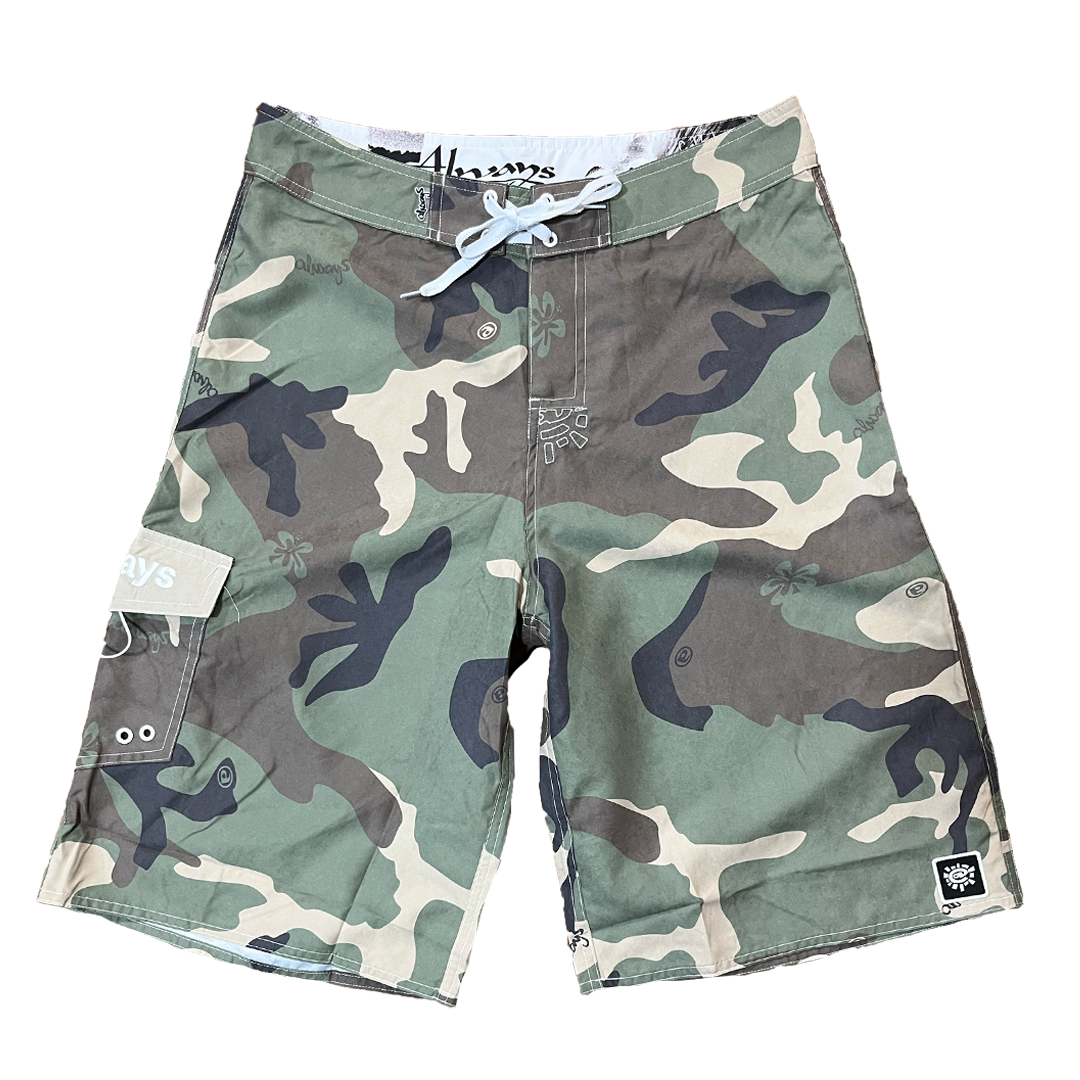 AI board shorts - classic camo