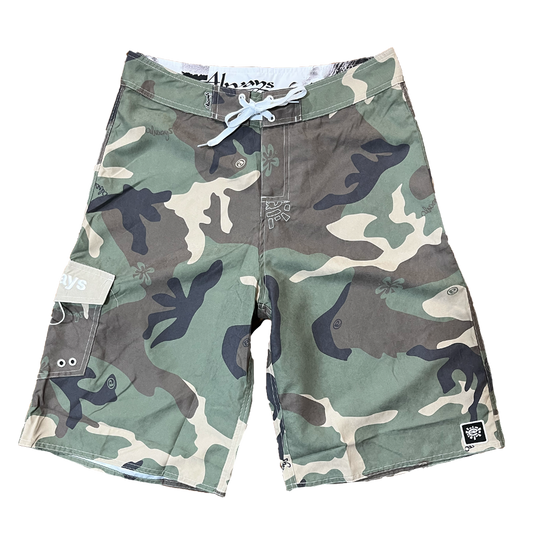 AI board shorts - classic camo