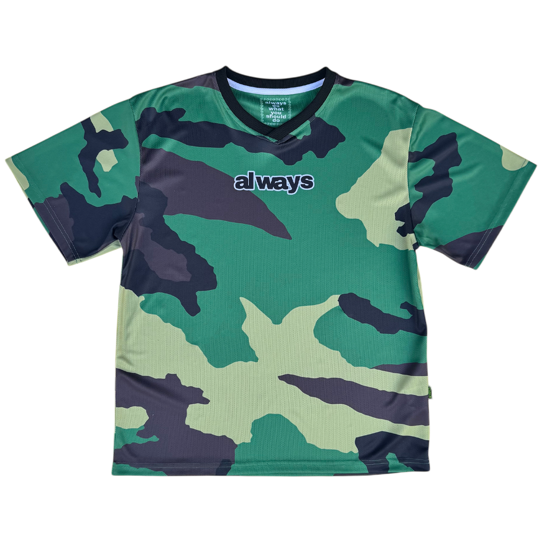 camo football top