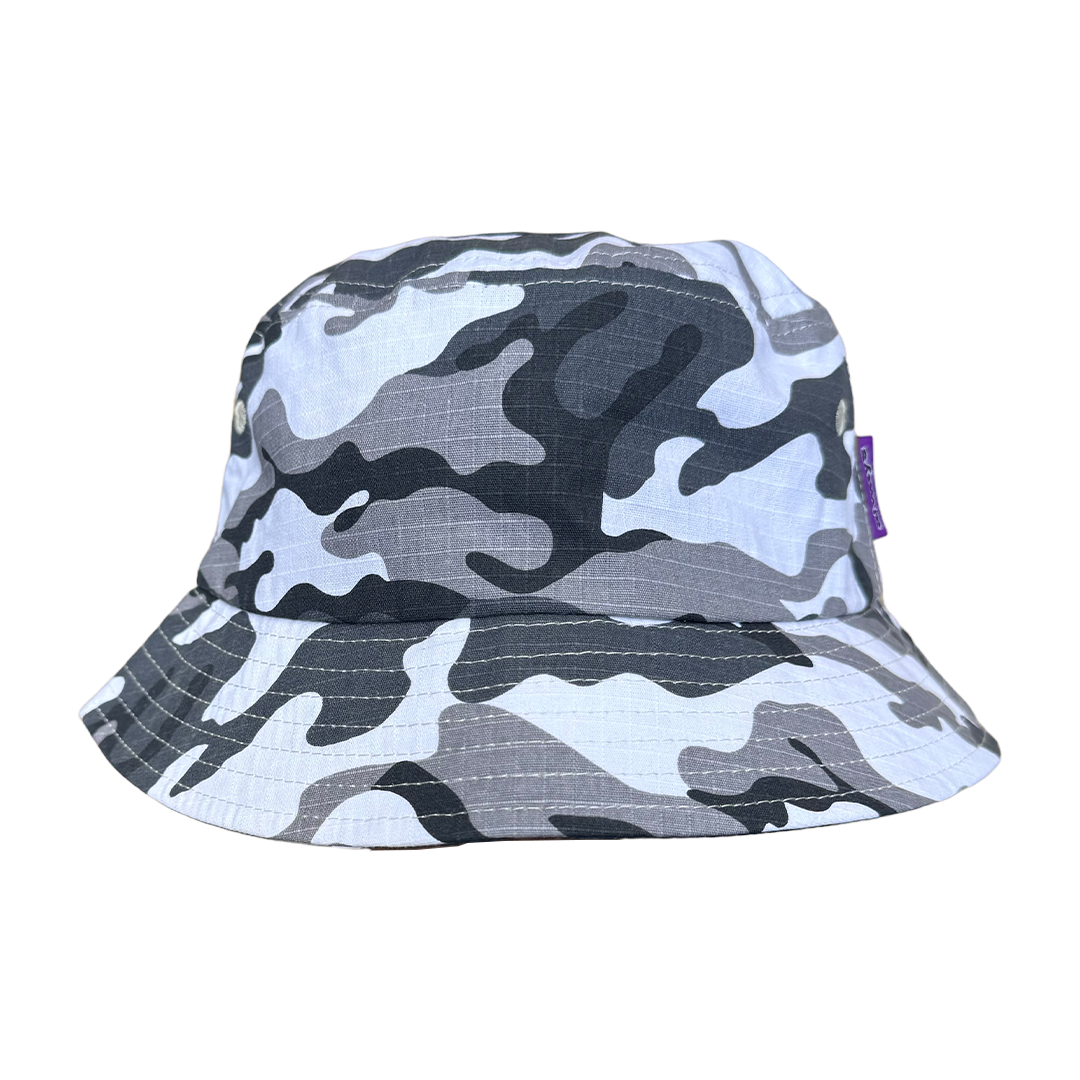 ripstop bucket hat - snow camo