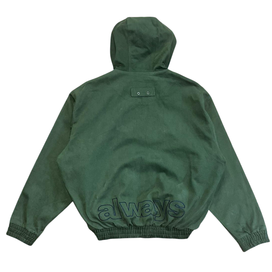 6 pocket canvas jacket - forrest green