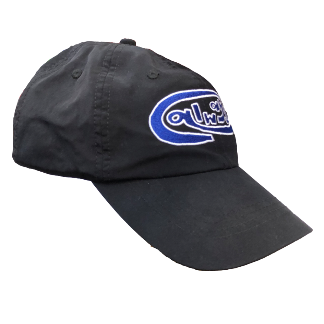 always oval black nylon cap