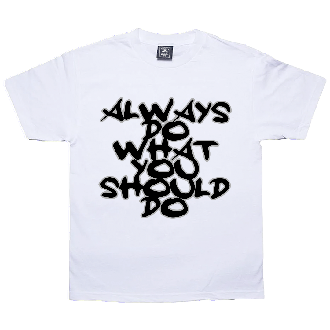 adwysd cohesive tshirt - white/black