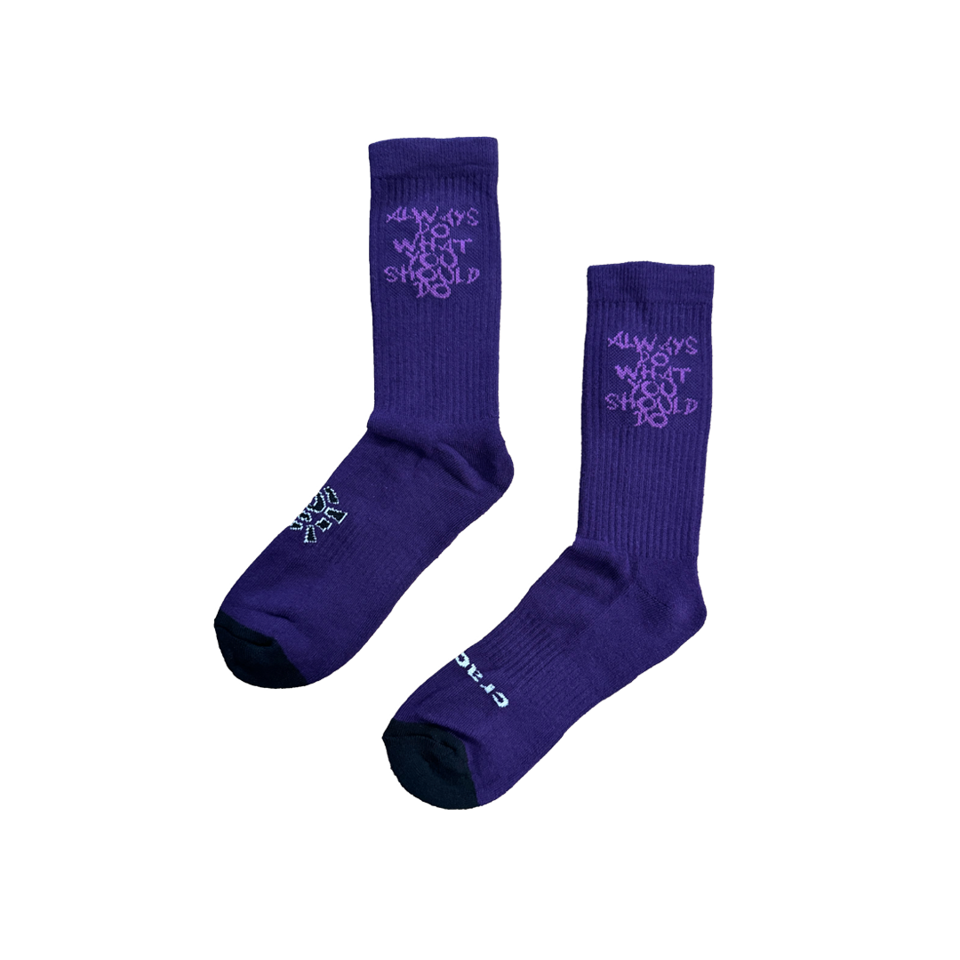 adwysd cohesive sock - tonal purple